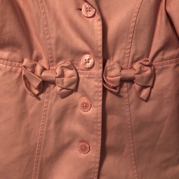 Gymboree pink little girls pea coat - Picture 4 of 6